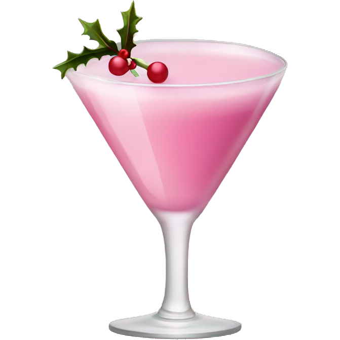 Pink christmas christmas drink
