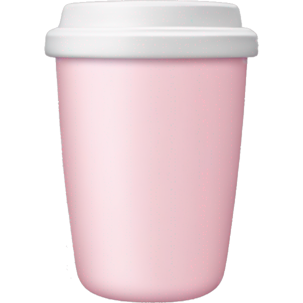 Light pink tumbler without face