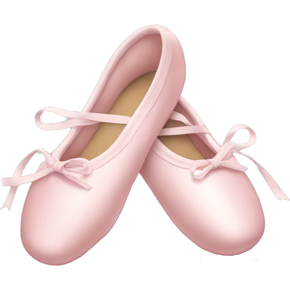 Pale pink ballet shoes