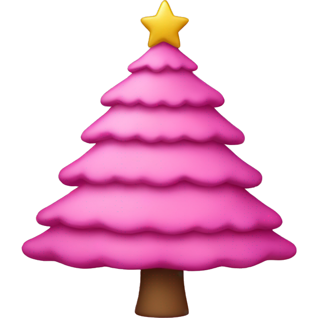 Pink Christmas tree