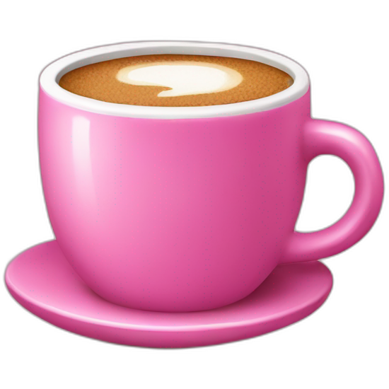 Pink coffee