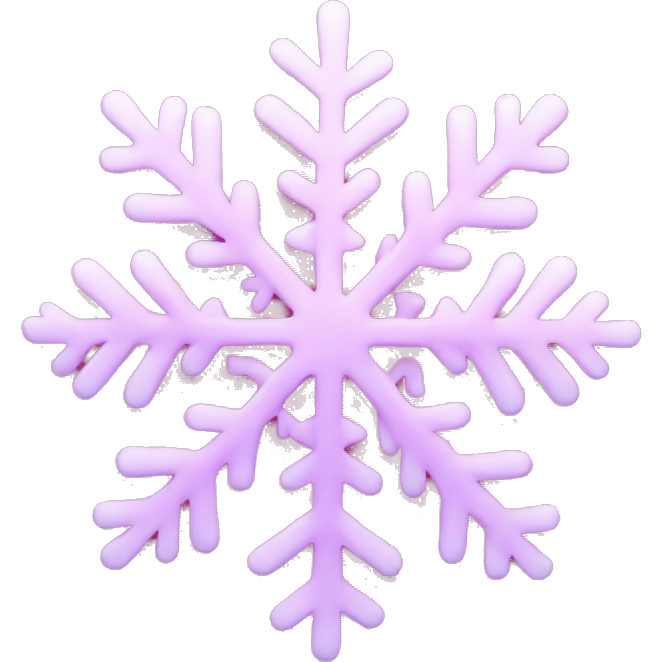 Pink snowflake