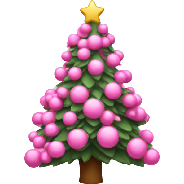 Pinky christmas tree