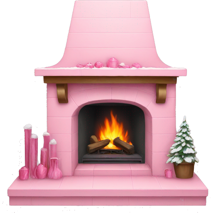 Winter Pink FirePlace