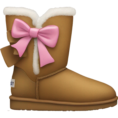 Uggs with a bow