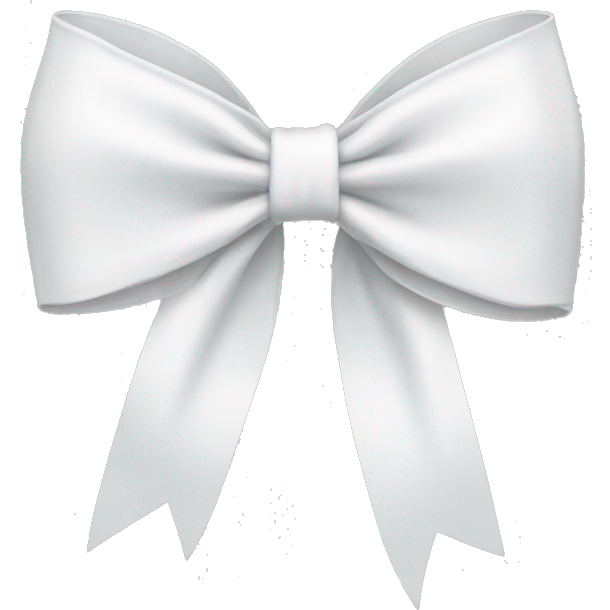 White bow