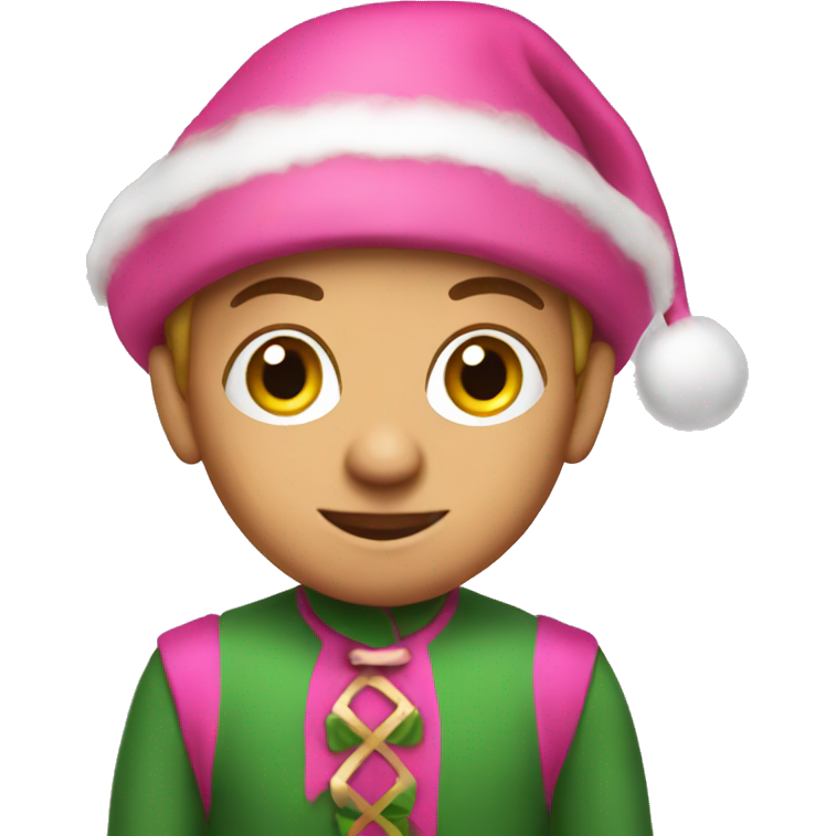 Pink christmas elf