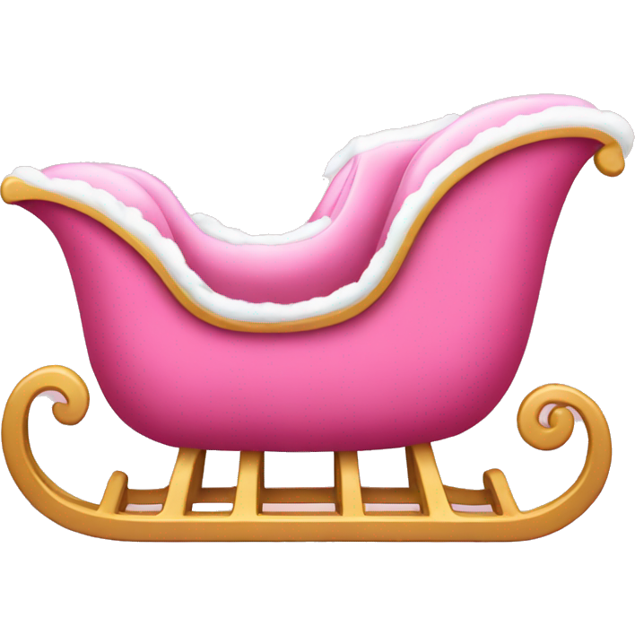 Pink christmas sleigh