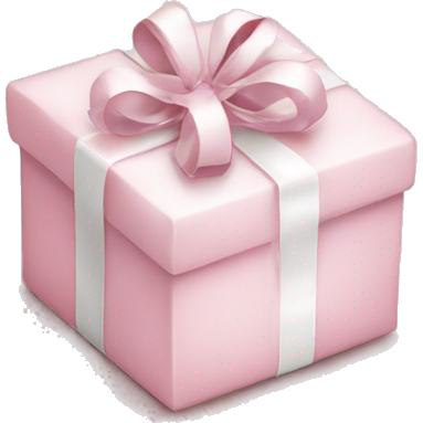 Light pink Christmas gifts under a white Christmas tree