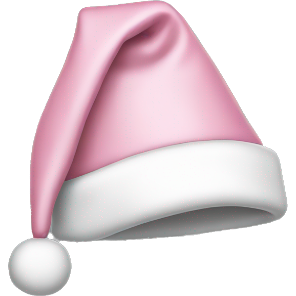 Light pink santa hat