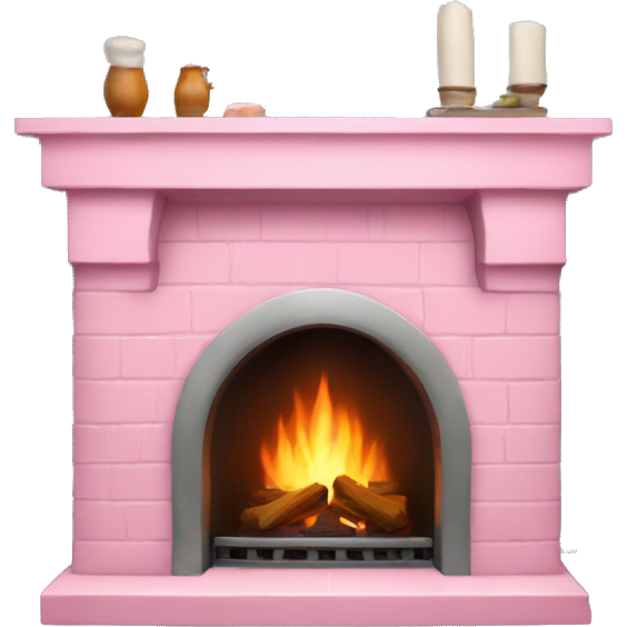 Winter Pink FirePlace