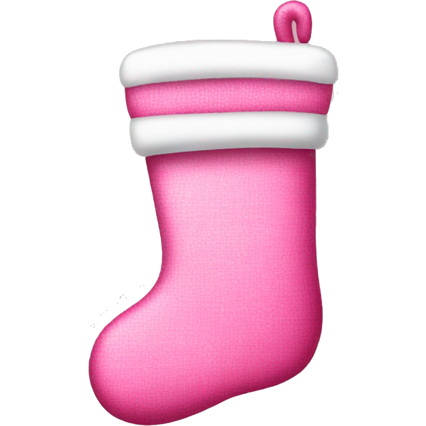 Pink Christmas stocking