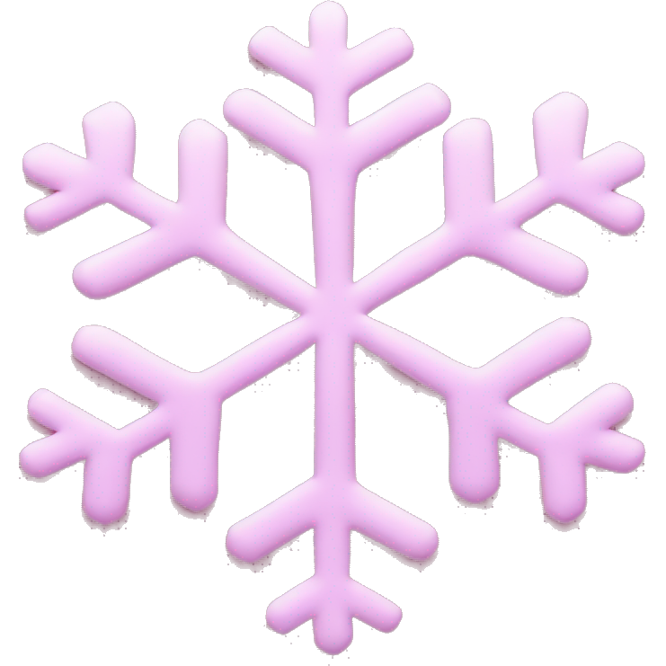 Pink snowflake