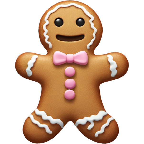 Pastel gingerbread man
