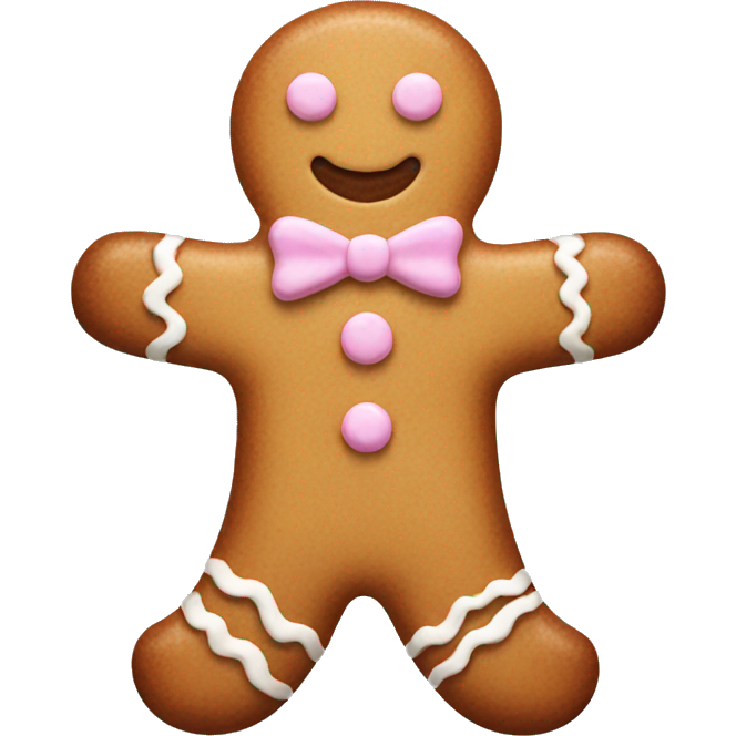 Pastel gingerbread man