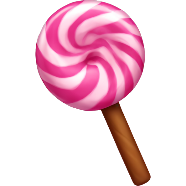 Pink Christmas candy