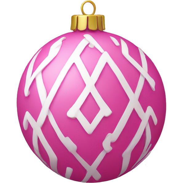 Pink ornament