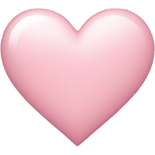 Light pink heart