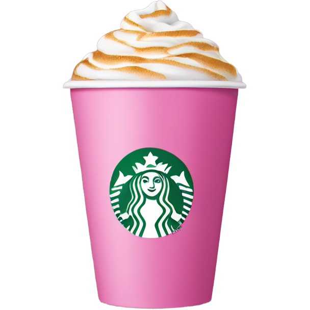 Starbucks pink cup