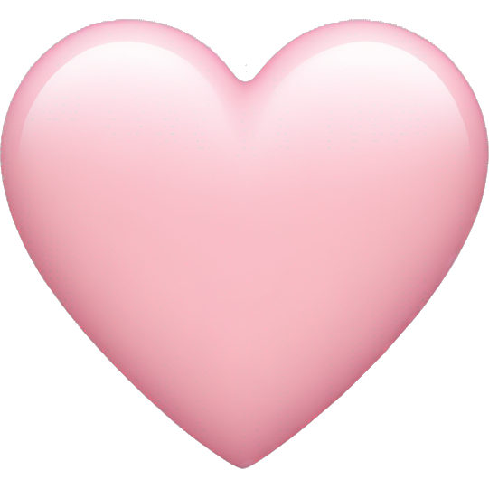 Pastel pink heart