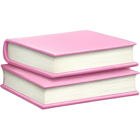 Light pink book stack