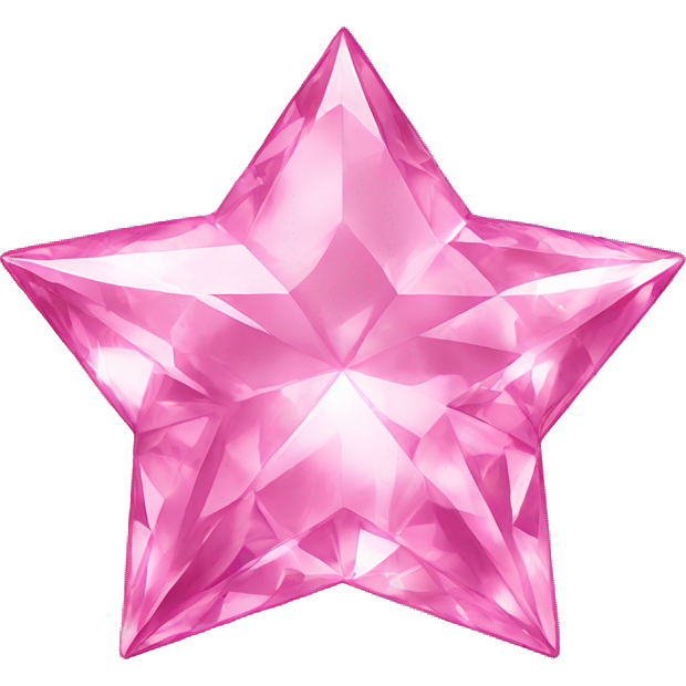 Pink diamond star