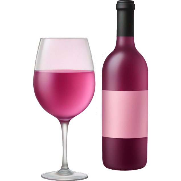 Pink soft wine