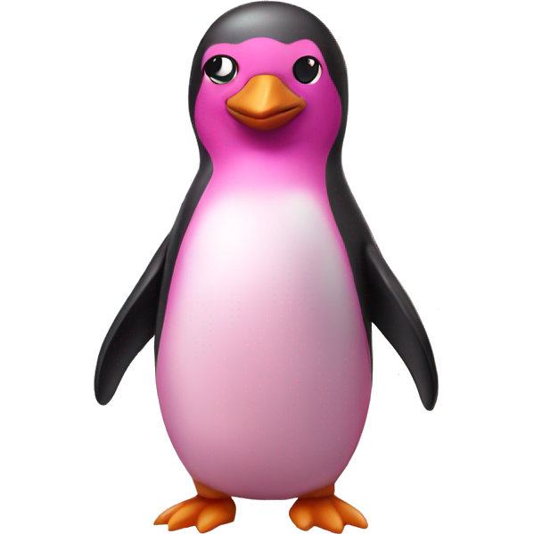 Pink penguin