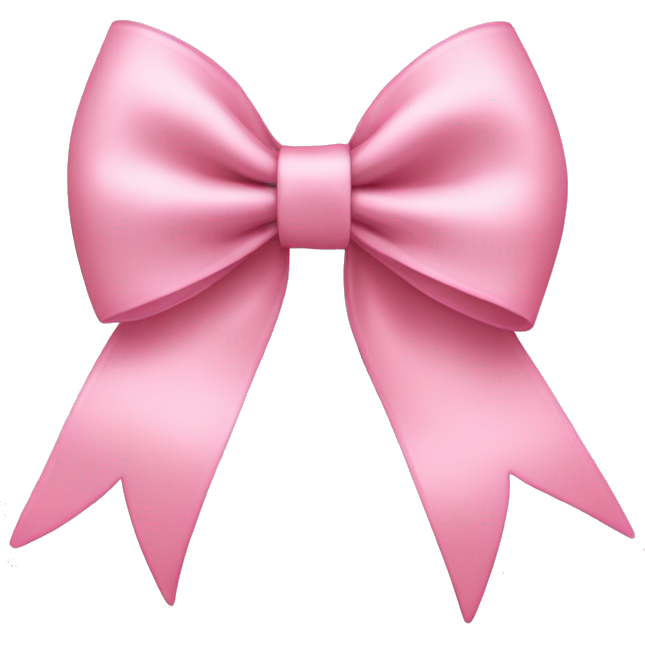 Light pink bow on light pink bow