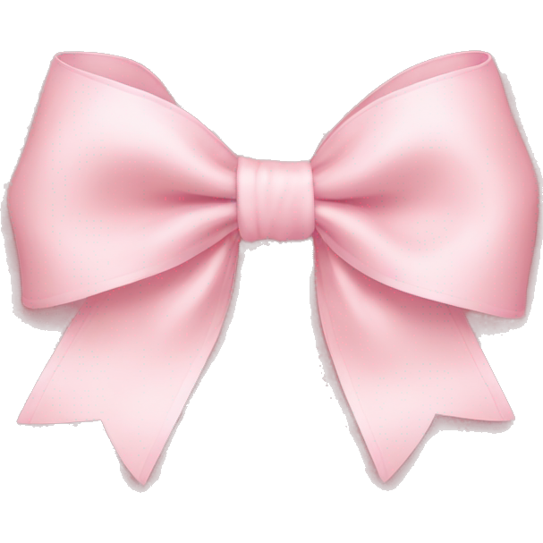 Light pink bow on light pink bow