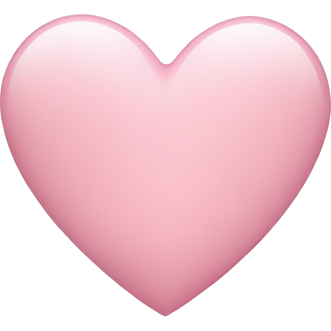 Light pink heart