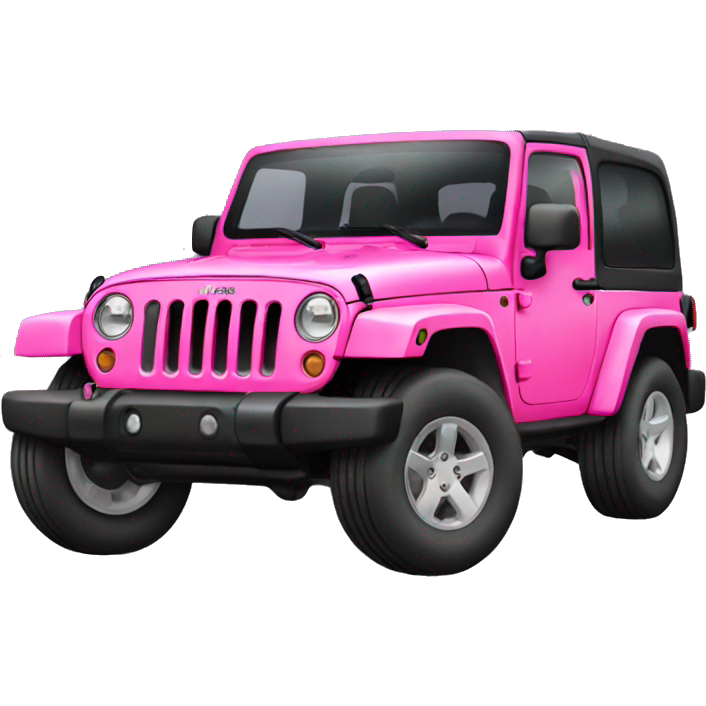 Pink jeep wrangler