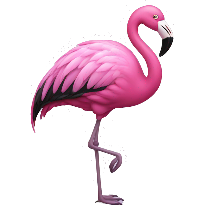 Purple flamingo