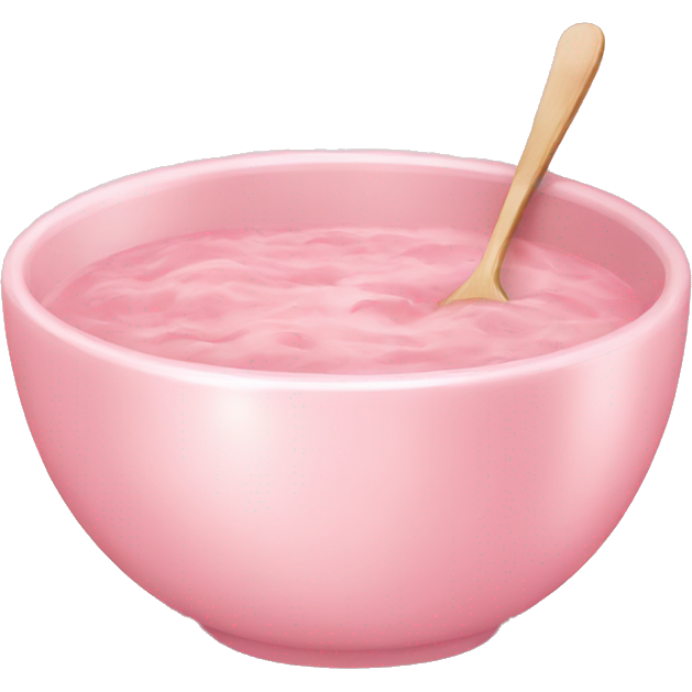 Light pink food bowl and cup set