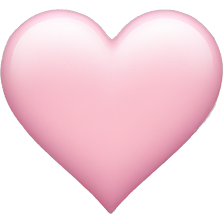 Light pink heart