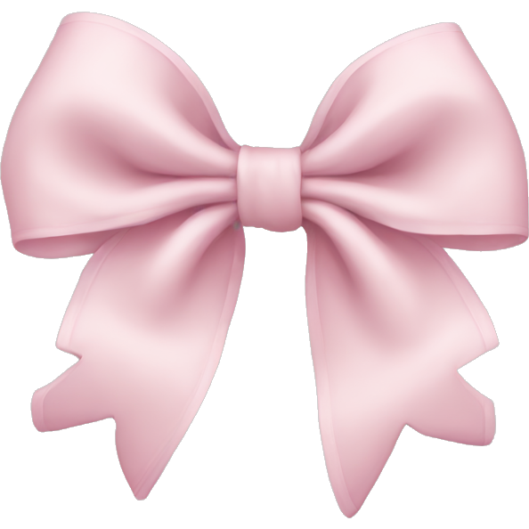 Pale Pink bow