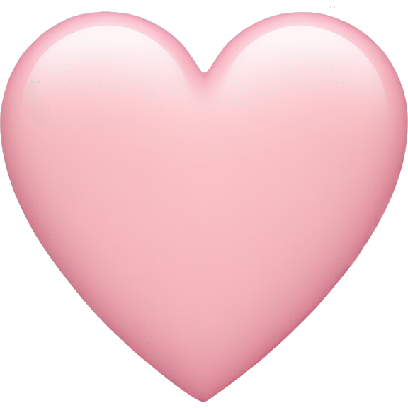Pastel pink heart