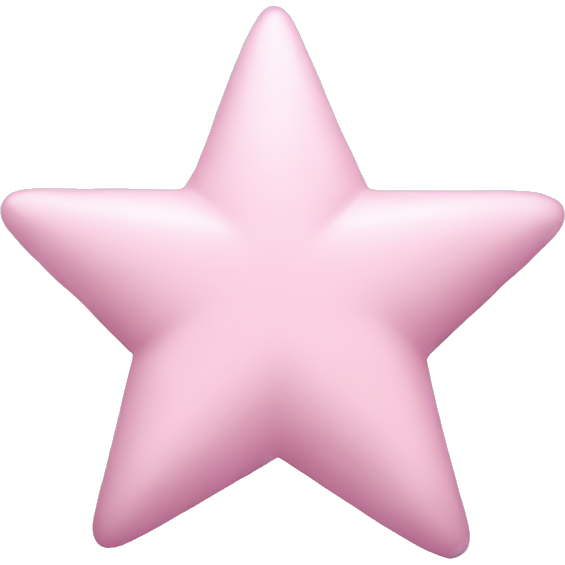 Pastel pink star