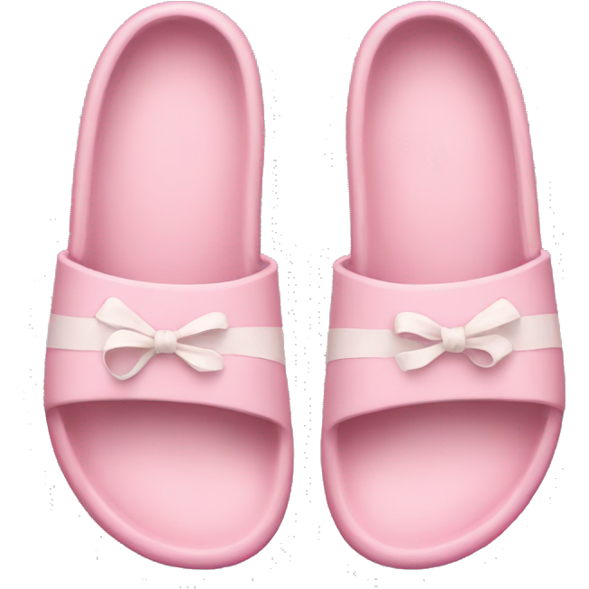 Soft pink beach shoes