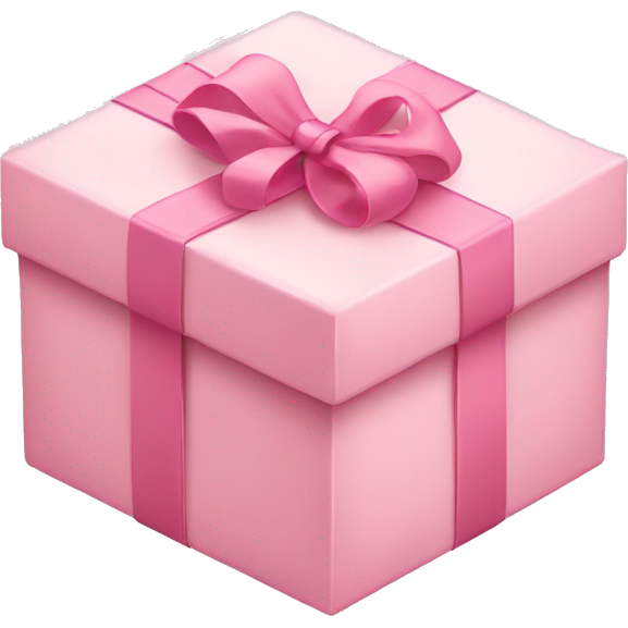 Light pink gift box