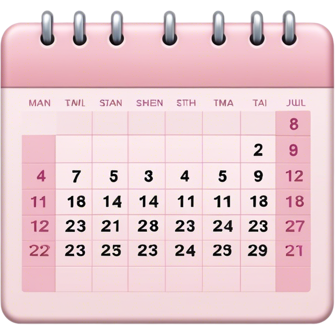 Light pink google calendar