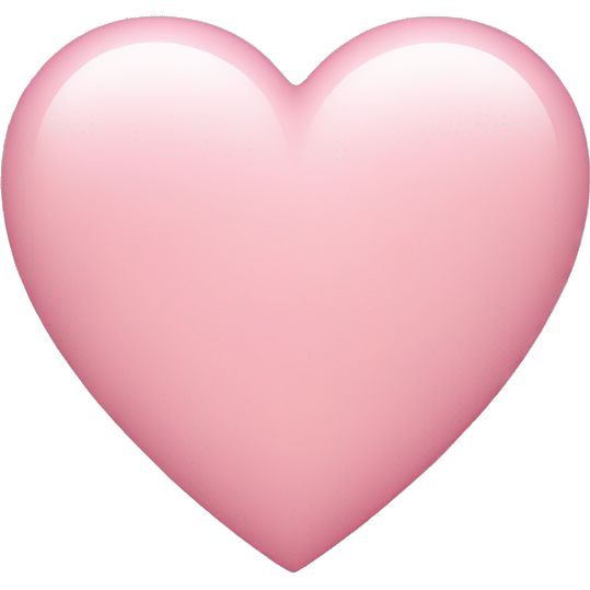 Light pink heart