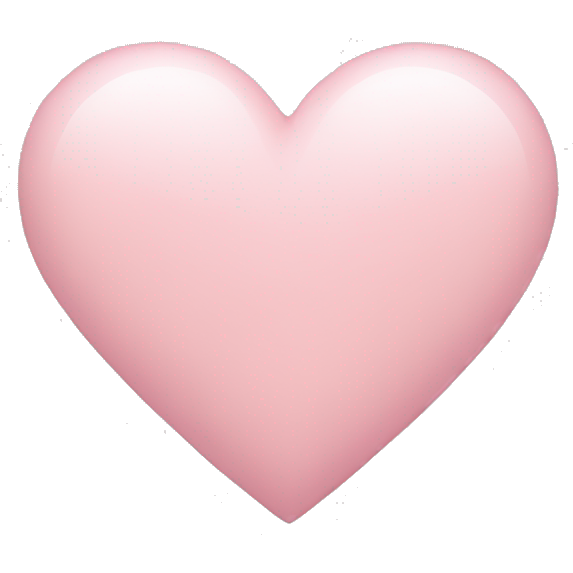 Light pink heart