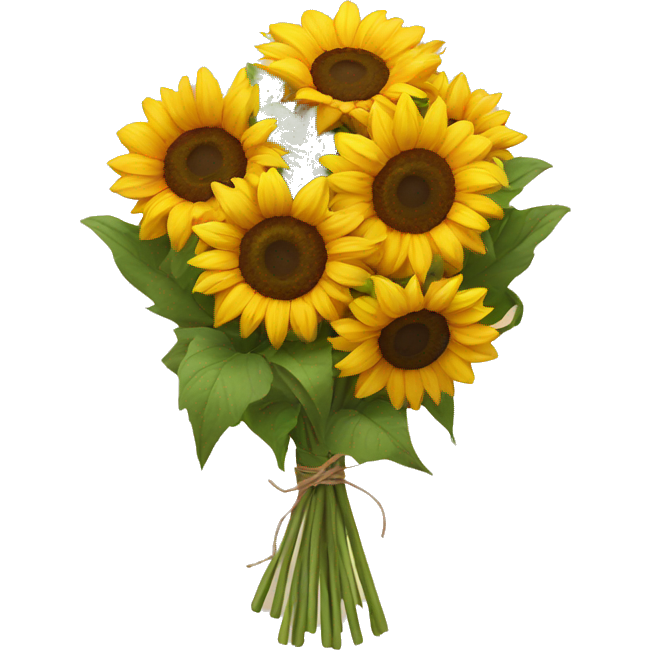 Bouquet of sunflowers