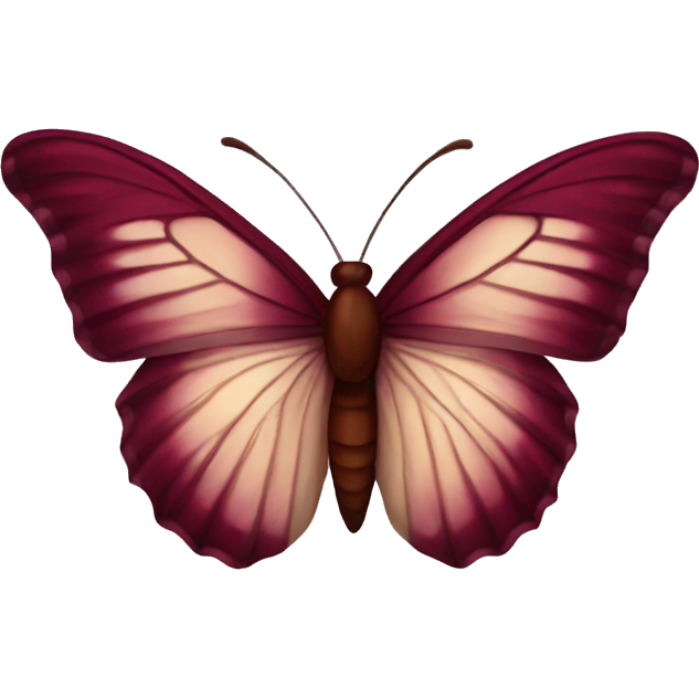 Burgundy butterfly
