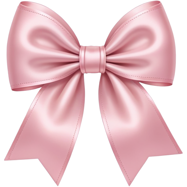 Moño rosado claro