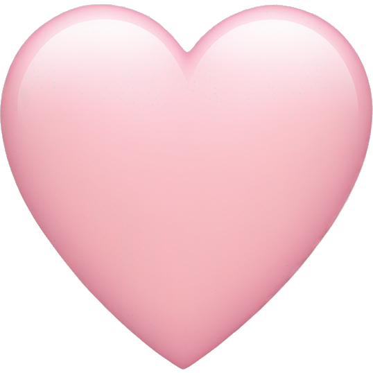 Light pink heart