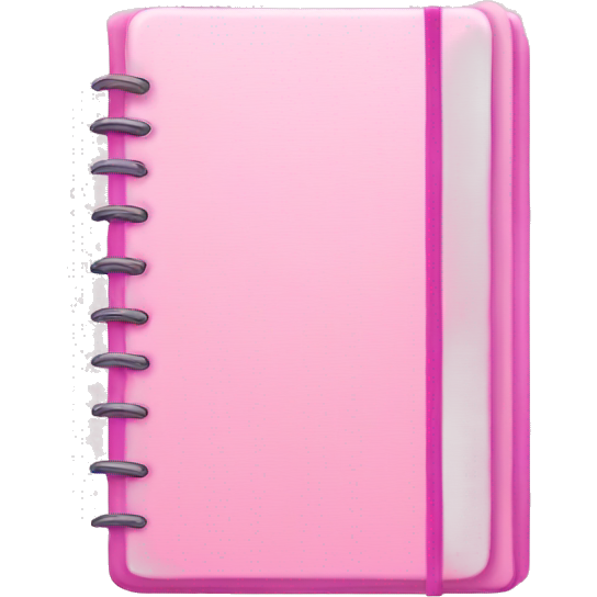 Pink notebook