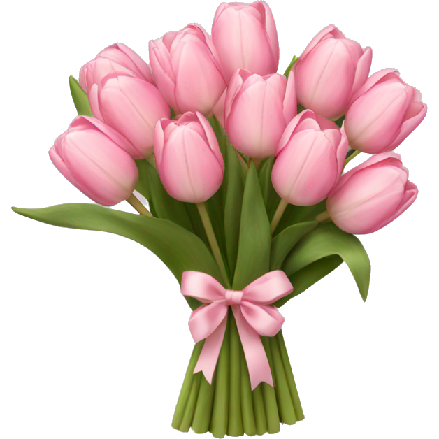 Light pink tulip bouquet