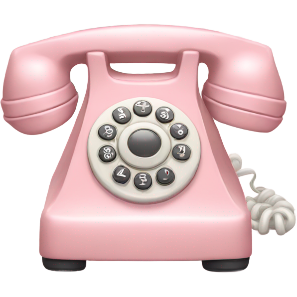 Light pink Vintage Phone